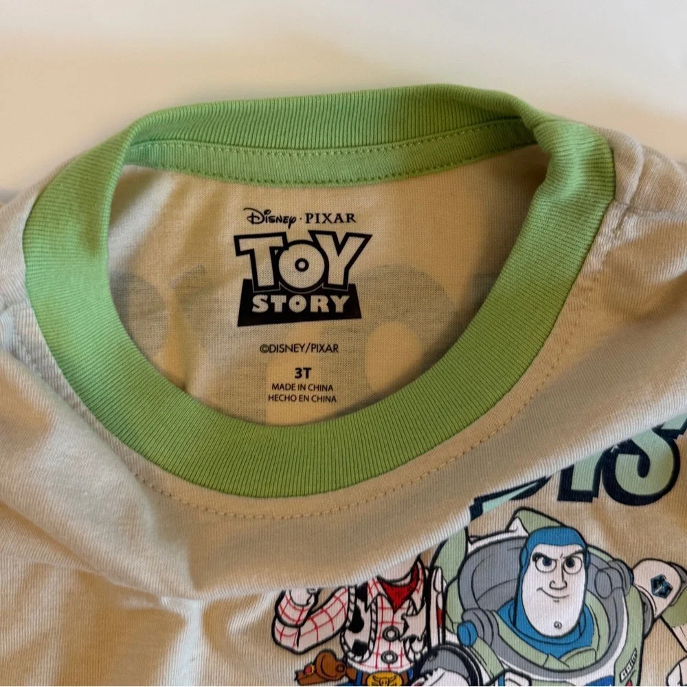 Disney Toy Story Toddler T-Shirt Size 3T Kids Woody & Buzz Tee Short Sleeve NWT - Picture 5 of 5